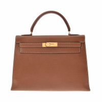 Hermès Kelly Leather in Brown