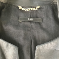 Hugo Boss Veste en cuir courte