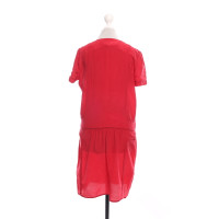 Comptoir Des Cotonniers Dress Silk in Red