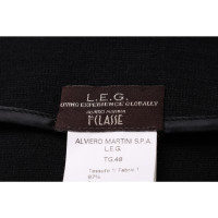 Alviero Martini 1A Classe world Jacke/Mantel aus Baumwolle in Schwarz