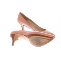 Pura Lopez Pumps/Peeptoes aus Leder in Nude