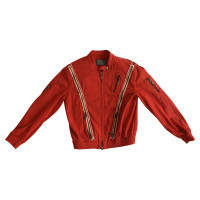 Alexander McQueen Jacket/Coat Cotton in Red