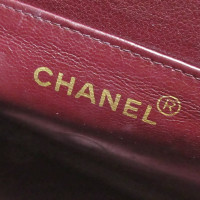 Chanel Schoudertas Leer in Zwart