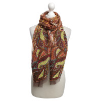 Antik Batik Zijden sjaal in Multicolor