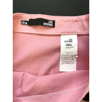 Moschino Love Jupe en Coton en Rose/pink