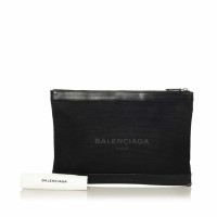 Balenciaga Clutch en Toile en Noir