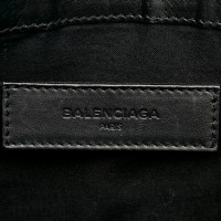 Balenciaga Clutch aus Canvas in Schwarz