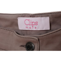 Clips Trousers Cotton in Taupe