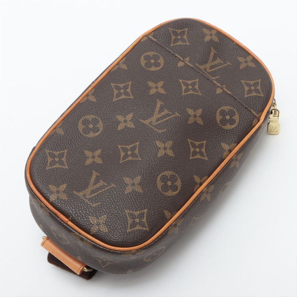 Louis Vuitton Pochette Gange Canvas in Bruin