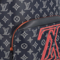 Louis Vuitton Apollo Backpack Leer in Blauw