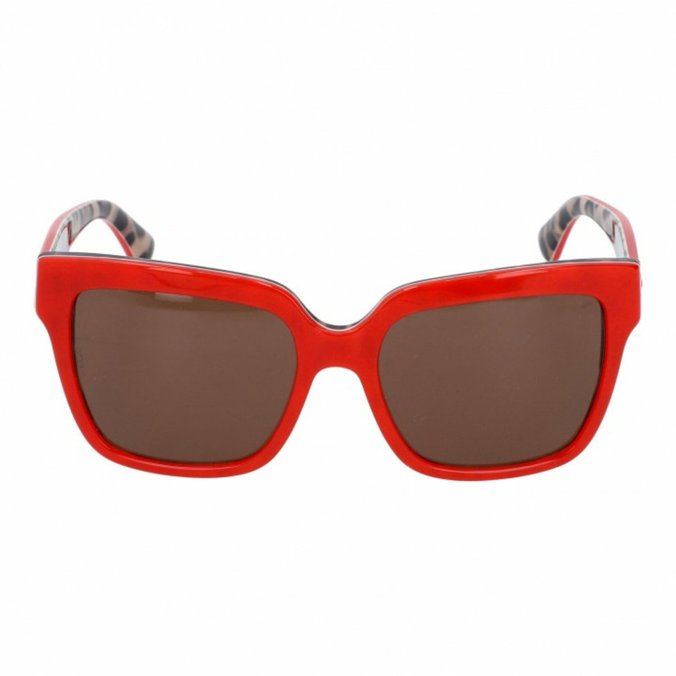 Dolce & Gabbana Zonnebril in Rood