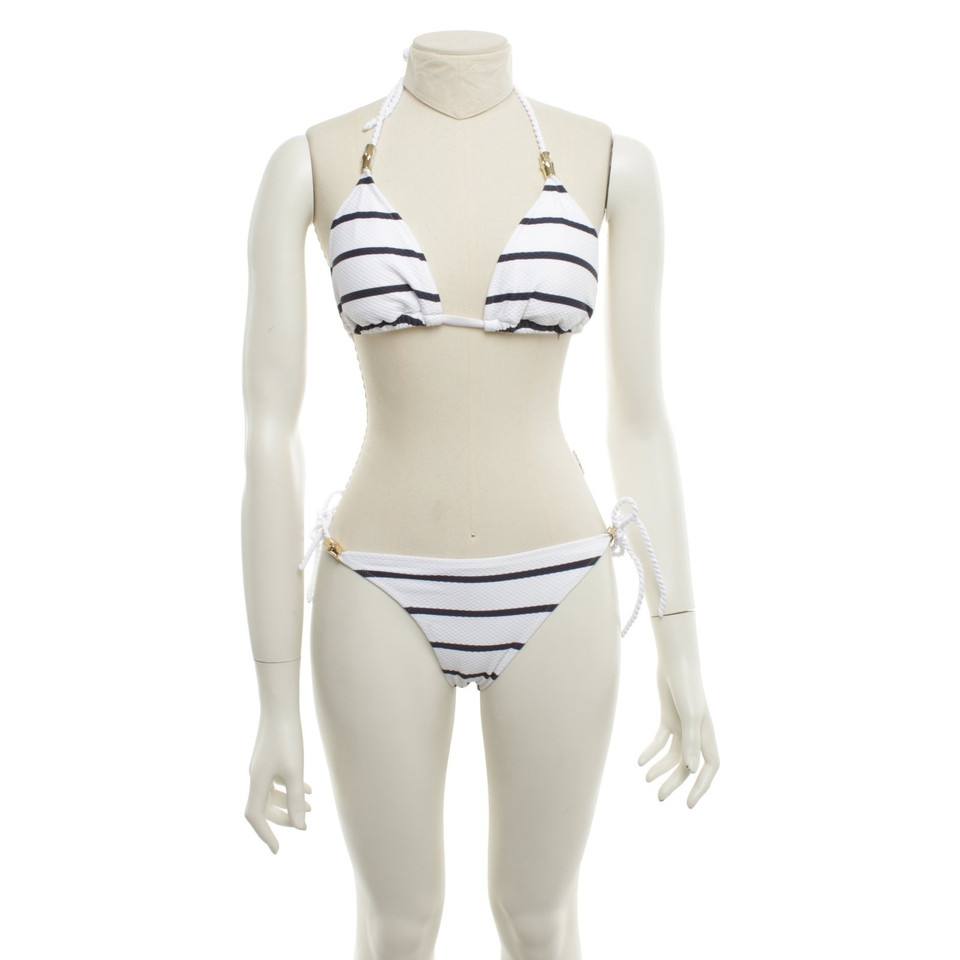 Heidi Klein Bikini with stripe pattern