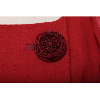 Red Valentino Jurk Wol in Rood