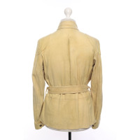 Ralph Lauren Jacke/Mantel aus Leder in Gelb