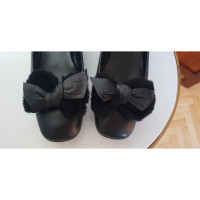 Baldinini Slippers/Ballerinas Leather in Black