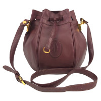 Cartier Shoulder bag Leather in Bordeaux