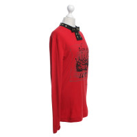 Moschino Love Top in rosso