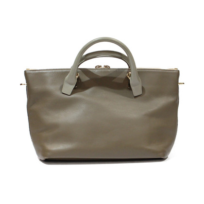 Chloé Bay Bag Leather in Taupe