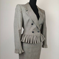 Christian Dior Costume en Laine en Gris