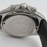 Breitling Transocean Chronograph aus Stahl in Silbern