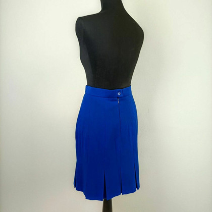 Escada Skirt Wool in Blue
