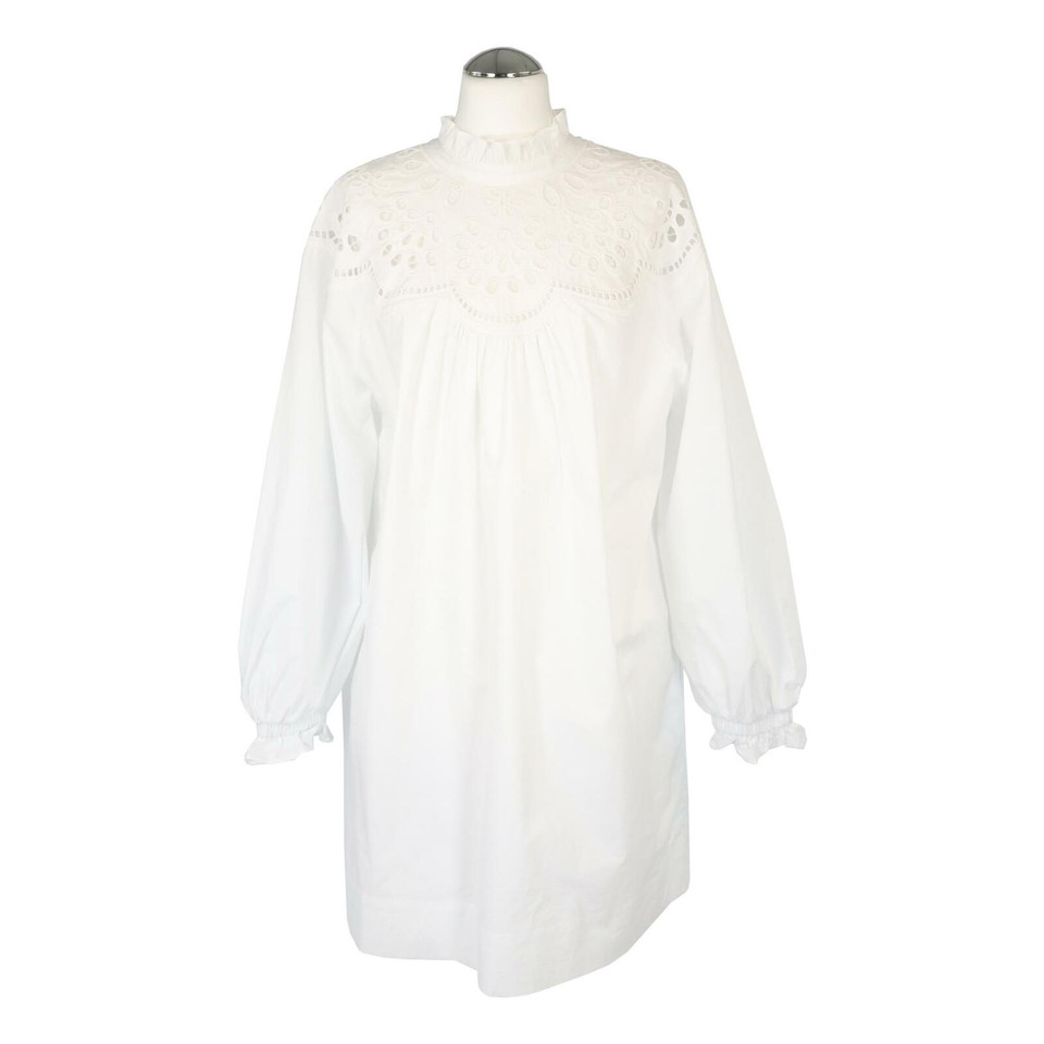 Claudie Pierlot Vestito in Cotone in Bianco
