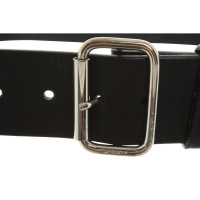 Jil Sander Leather Belt zwart