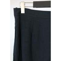Mcq Trousers Linen in Blue