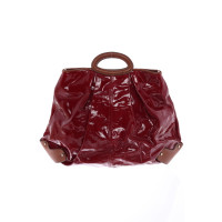 Marni Shopper Patent leather in Red
