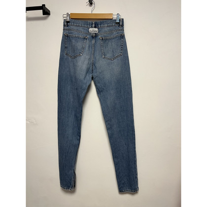 Ganni Jeans in Cotone in Blu