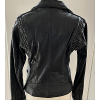Htc Los Angeles Jacket/Coat Leather in Black