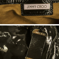 Jimmy Choo Tote bag in Pelle verniciata in Nero