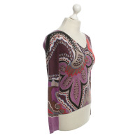 Etro top with colorful patterns