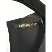 Balmain X H&M Vestito in Seta in Nero