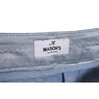 Mason's Broeken Katoen in Blauw