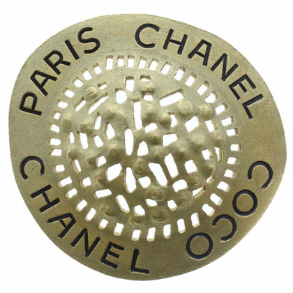 Chanel Broche Verguld in Goud