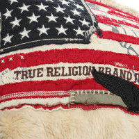 True Religion Veste/Manteau en Coton en Vert