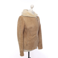 Giorgio Brato Jacket/Coat Fur in Beige