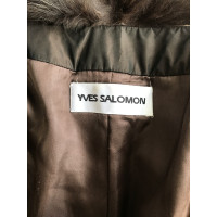 Yves Salomon Jacket/Coat in Brown