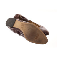 Dolce & Gabbana Slippers/Ballerinas Leather in Brown