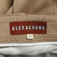 Alexa Chung Skirt Cotton in Beige