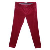 Stefanel Paire de Pantalon en Coton en Fuchsia