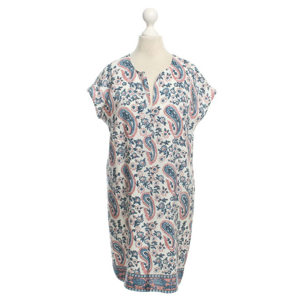 Madewell Silk dress with floral pattern
