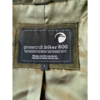 Goosecraft Jacke/Mantel aus Wildleder in Grün