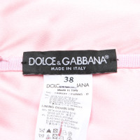 Dolce & Gabbana Seidenkleid in Rosa