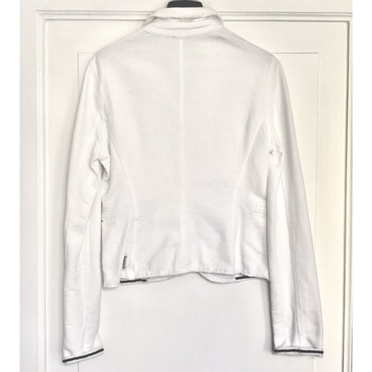 Armani Jeans Blazer in Cotone in Bianco