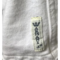 Armani Jeans Blazer aus Baumwolle in Weiß