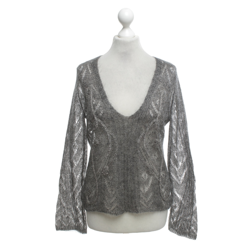 Luisa Cerano Sweater in silver / grey