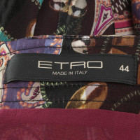 Etro Silk skirt with colorful pattern