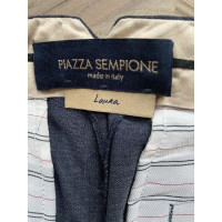 Piazza Sempione Trousers Wool in Grey